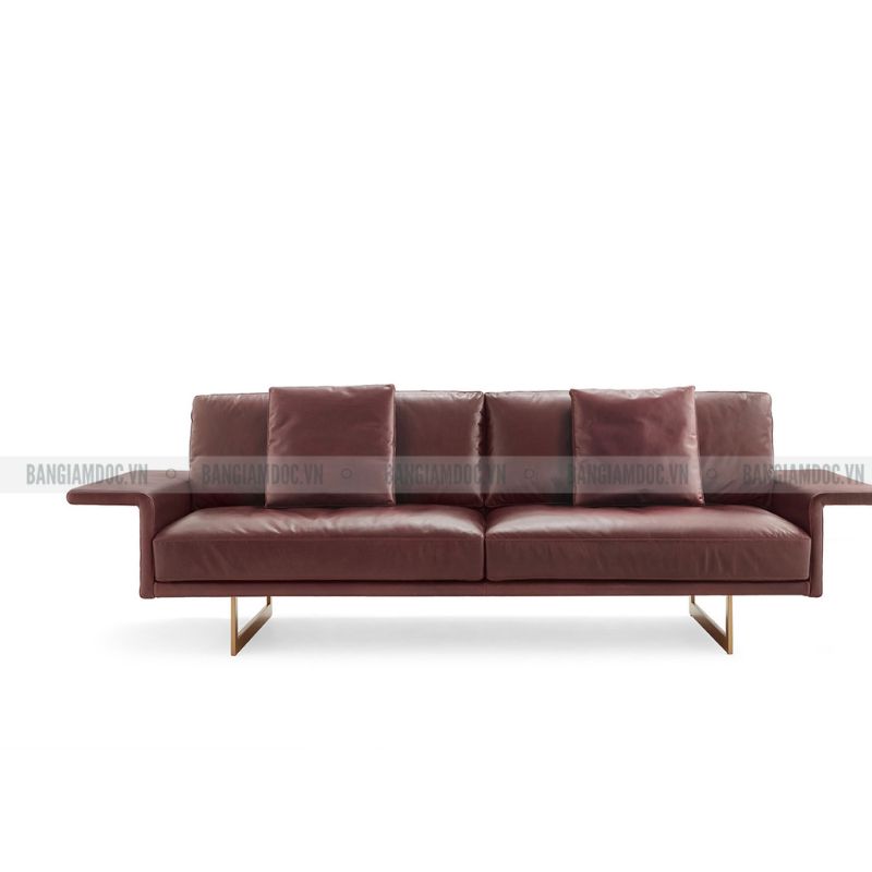 Mẫu sofa màu đỏ mận chín được ưa chuộng